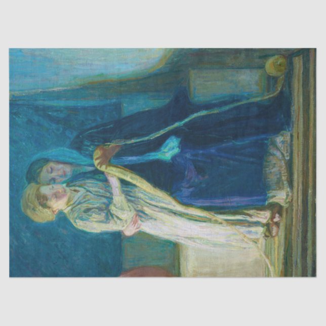 Christ and His Mother Studying the Scriptures  Tissue Paper (Front)