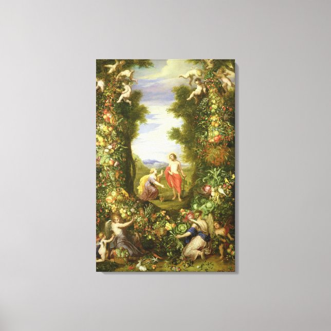 Christ and Mary Magdalene Canvas Print (Front)
