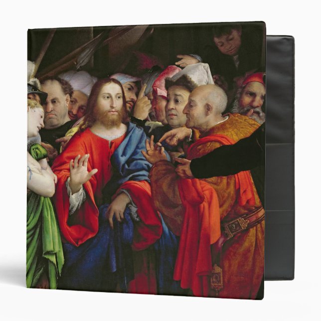 Christ and the Adulteress, c.1527-29 3 Ring Binder (Front/Inside)