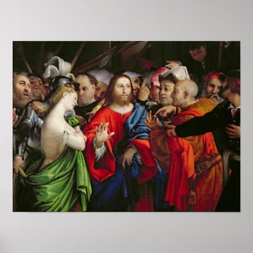Christ and the Adulteress c1527_29 Poster