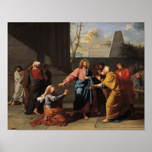 Christ and the Canaanite Woman 1783_84 Poster