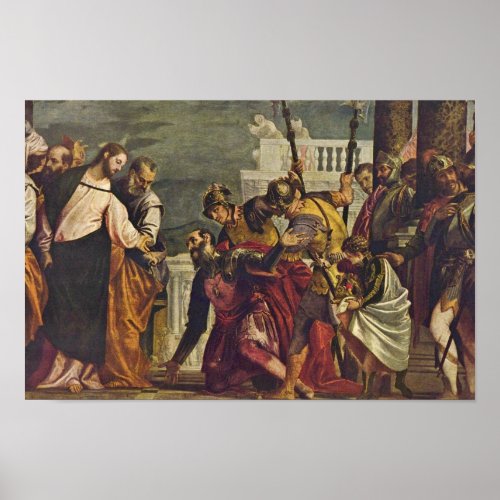 Christ And The Centurion Of Capernaum By Veronese Poster