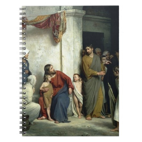 Christ and the Children by Carl Bloch  Notebook