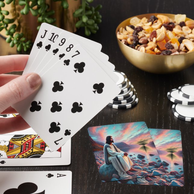 Christ and the Eternal Sea Poker Cards (In Situ)