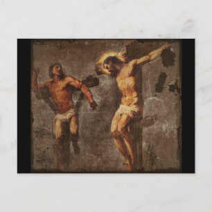 Christ and the Good Thief Postcard