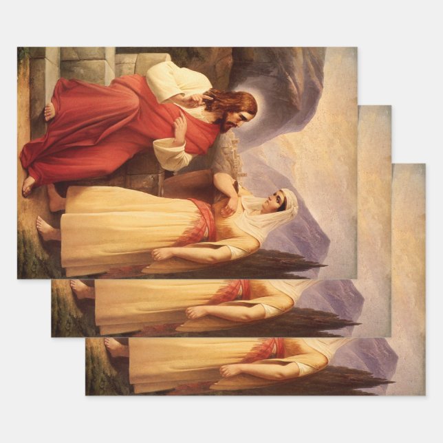 Christ and the Samaritan by Christian Schleisner Wrapping Paper Sheets (Set)