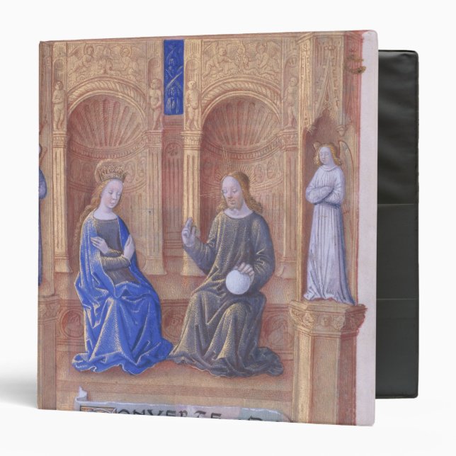 Christ and the Virgin Mary Enthroned Binder (Front/Inside)