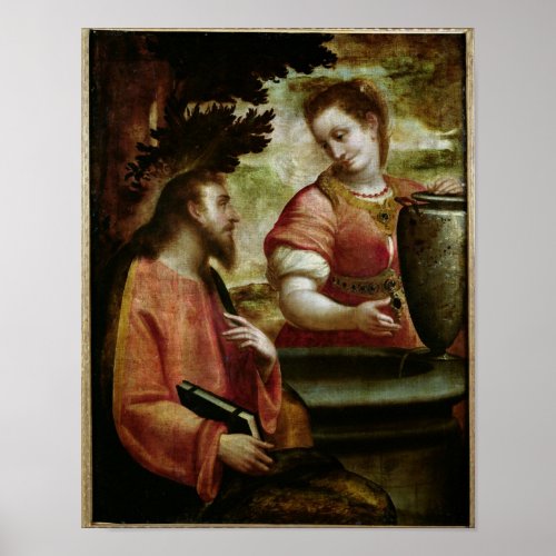 Christ and the Woman of Samaria c1575_80 Poster