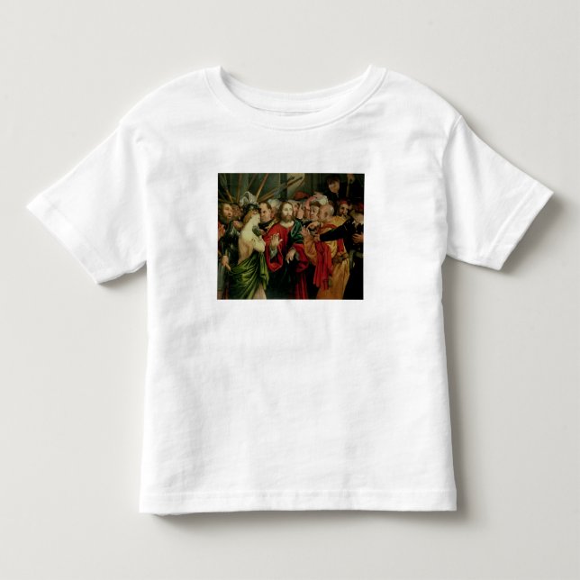 Christ and the Woman Taken in Adultery 2 Toddler T-shirt (Front)