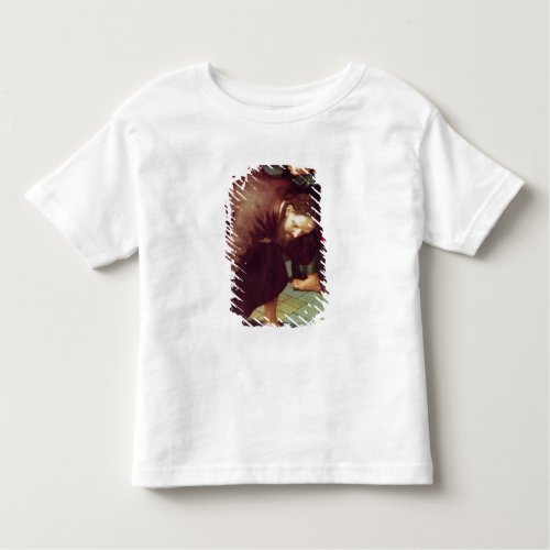 Christ and the woman taken in adultery toddler t_shirt