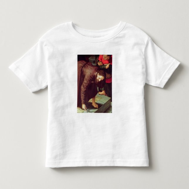 Christ and the woman taken in adultery toddler t-shirt (Front)