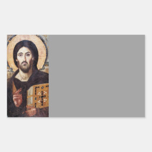 Christ as Ruler of All Rectangular Sticker