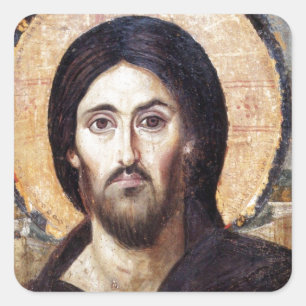 Christ as Ruler of All Square Sticker