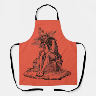 Christ as the Man of Sorrows Fine Art Apron