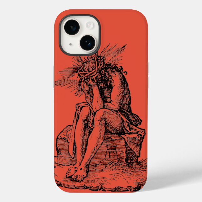 Christ as the Man of Sorrows Fine Art Case-Mate iPhone Case (Back)