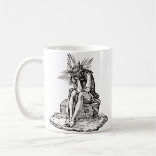 Christ as the Man of Sorrows Fine Art Coffee Mug