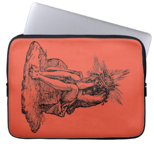 Christ as the Man of Sorrows Fine Art Laptop Sleeve