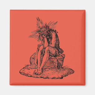 Christ as the Man of Sorrows Fine Art Magnet