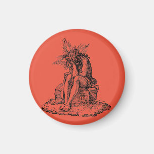 Christ as the Man of Sorrows Fine Art Magnet