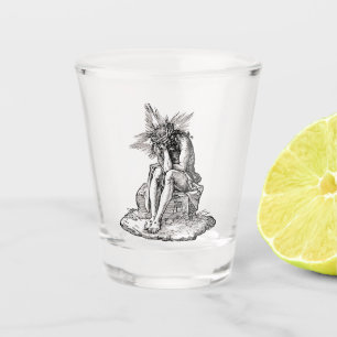 Christ as the Man of Sorrows Fine Art Shot Glass