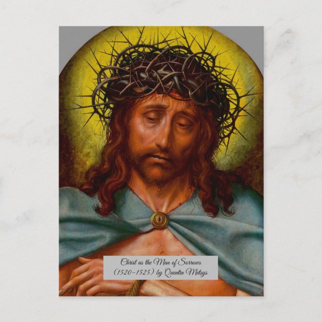 Christ as the Man of Sorrows  Postcard (Front)
