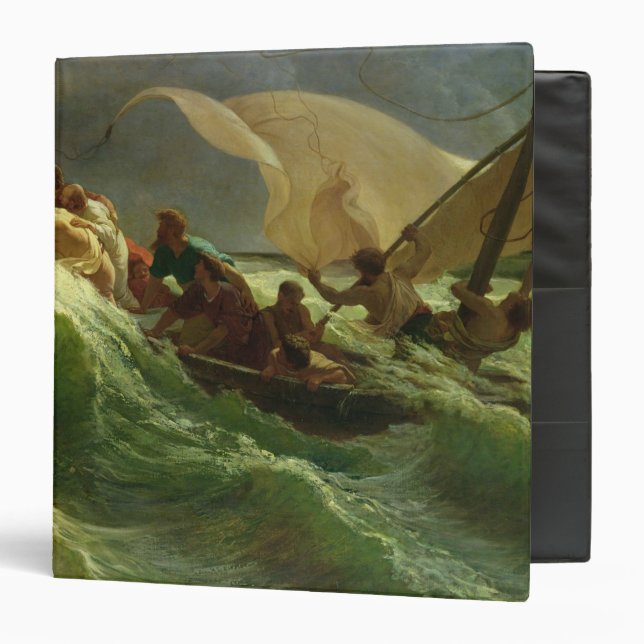 Christ Asleep in his Boat Binder (Front/Inside)