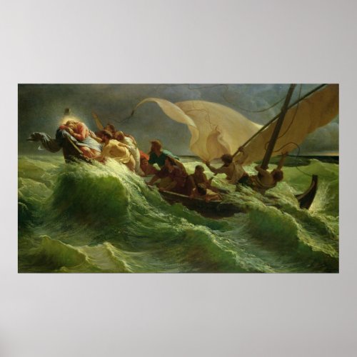 Christ Asleep in his Boat Poster