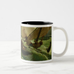 Christ Asleep in his Boat Two-Tone Coffee Mug