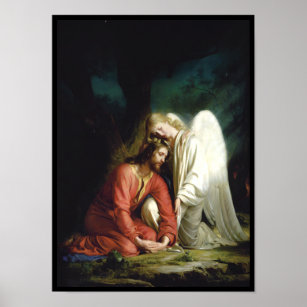 Christ at Gethsemane, Religious  Poster
