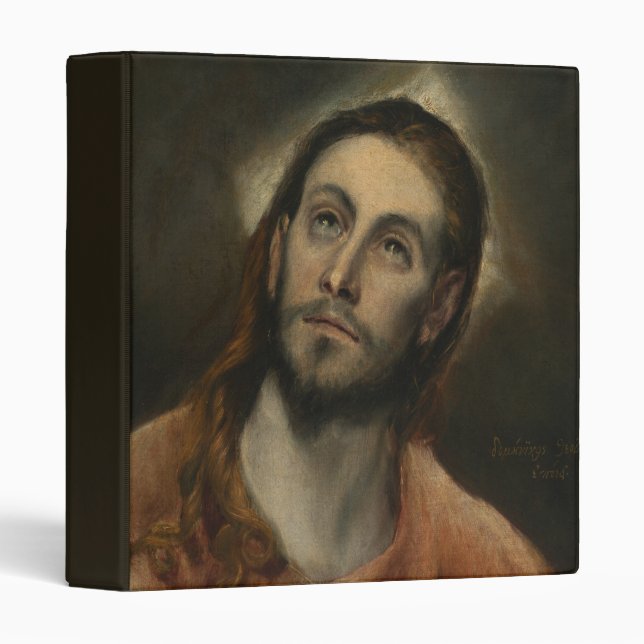 Christ at Prayer, 1585-87 (oil on canvas) 3 Ring Binder (Front/Spine)