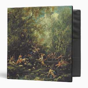 Christ Attended by the Angels, c.1725-30 (oil on c Binder