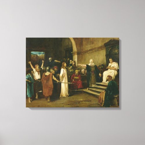 Christ Before Pilate 1880 Canvas Print