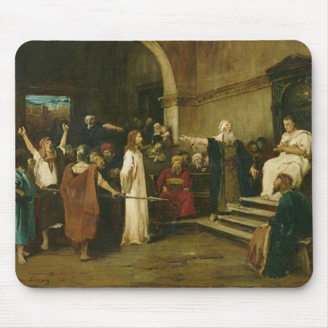 Christ Before Pilate, 1880 Mouse Pad (Front)
