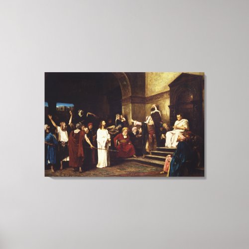 Christ Before Pilate Canvas Print