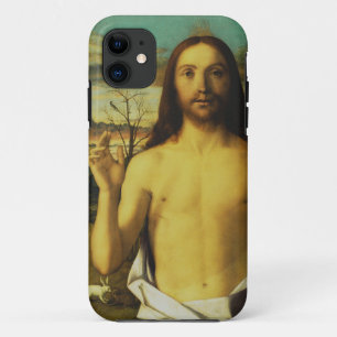 Christ Blessing by Giovanni Bellini iPhone 11 Case