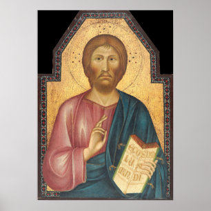Christ Blessing, Grifo di Tancredi Fine Art Poster