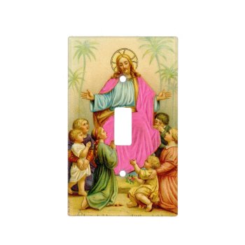 Christ Blessing Light Switch Cover by lycheerose at Zazzle