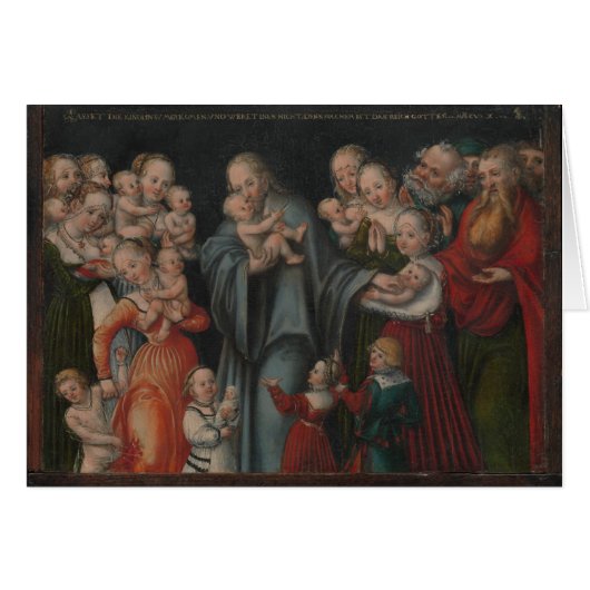 Christ Blessing the Children Cards (Front Horizontal)
