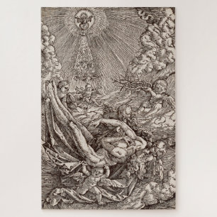 Christ Born to Heaven by Angels Jigsaw Puzzle