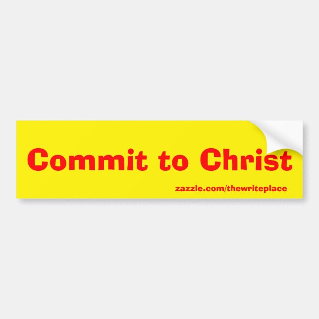 Christ Bumper Sticker (Front)