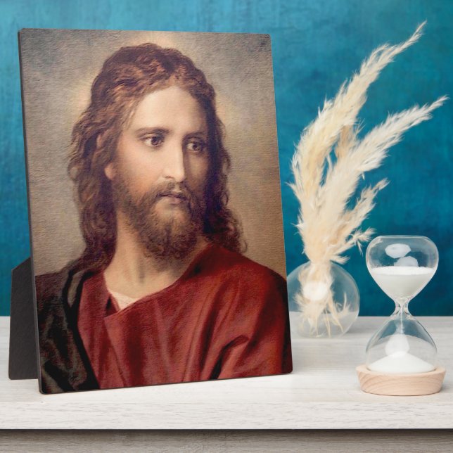 Christ by Heinrich Hofmann Masterpiece Plaque (Side)