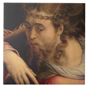 Christ Carrying the Cross, 1540-45 (oil on panel) Ceramic Tile