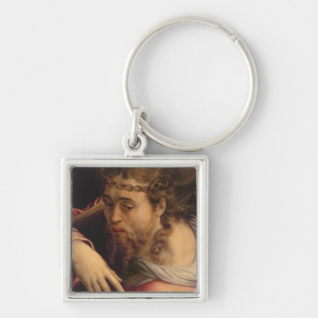 Christ Carrying the Cross, 1540-45 (oil on panel) Keychain (Front)