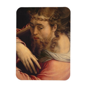 Christ Carrying the Cross, 1540-45 (oil on panel) Magnet
