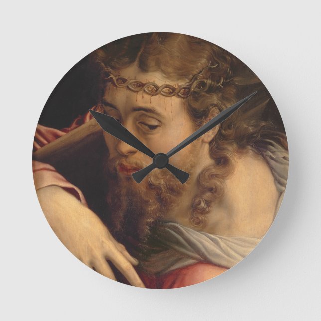 Christ Carrying the Cross, 1540-45 (oil on panel) Round Clock (Front)