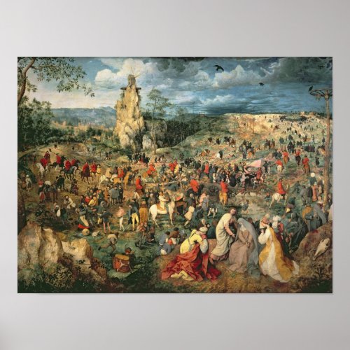 Christ carrying the Cross 1564 Poster