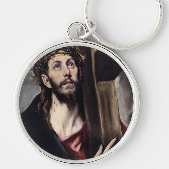 Christ_Carrying_the_Cross_1580 Keychain (Front)