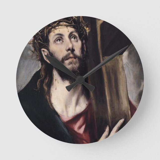 Christ_Carrying_the_Cross_1580 Round Clock (Front)