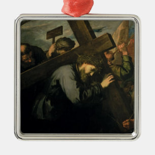 Christ Carrying the Cross, 1635 Metal Ornament