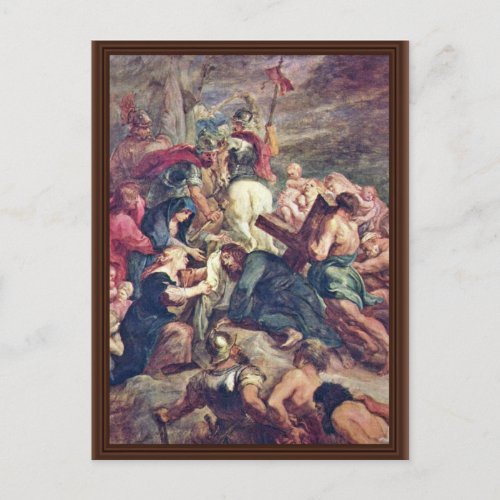Christ Carrying The Cross By Rubens Peter Paul Postcard